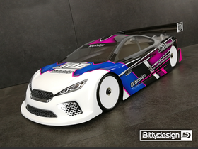 BittyDesign JP8 1/10 TC 190mm clear body (UltraLight)