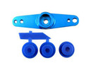 Alumiininen servovarsi blue - Universal (Fut/San/Air/KO/Hitec)