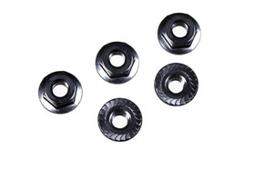 M4 ALUMI. NUT W/FLANGE