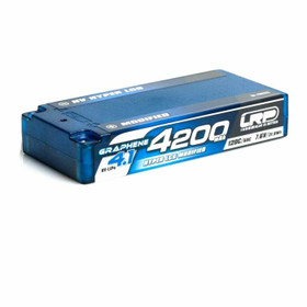 LRP HV HYPER LCG MODIFIED SHORTY GRAPHENE-4.1 4200MAH HARDCASE - 7.6V LIPO - 120C/60C