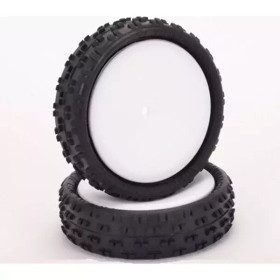 SCHUMACHER U6801 - CUT STAGGER - LOW PROFILE 2WD FRONT - YELLOW- PRE GLUED