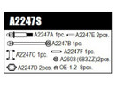 FRONT DRIVE SHAFT SET 1pc MTC2R 
