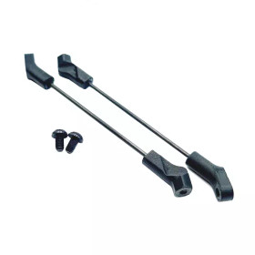 RC MAKER 3D Pro Carbon Ultra Lite Anti Tuck Stiffener Set for Horizontal Rear Post Body Mounts (Lite)