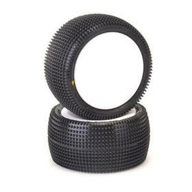 SCHUMACHER U6839 CACTUS 1/10 - REAR - YELLOW PRE GLUED(PR)