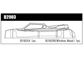 Light weight Body/Front Wing MSB1
