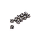 M3 Alloy Nyloc Nuts-Low Profile-Black pk10