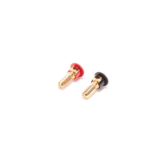 CORE RC Lockdown Heatsink Bullet Plug Grips - 5mm - Black/Red