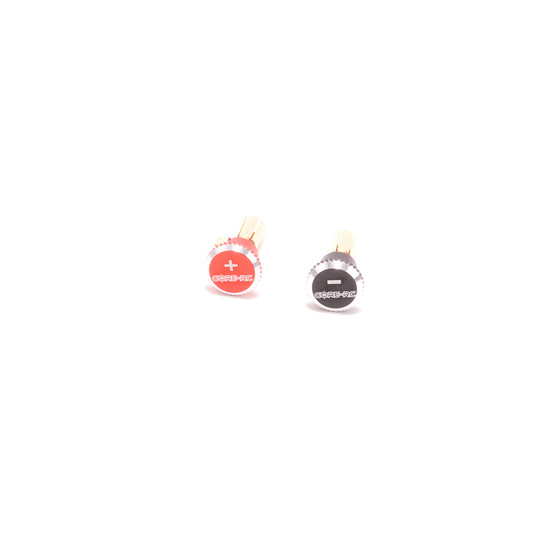 CORE RC Lockdown Heatsink Bullet Plug Grips - 5mm - Black/Red