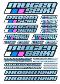 MUGEN SEIKI LOGO STICKER 2012 (METALLIC)