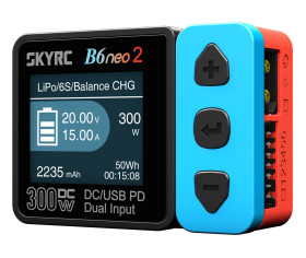 SkyRC B6neo 2 DC Charger 15A/300W Red/Blue