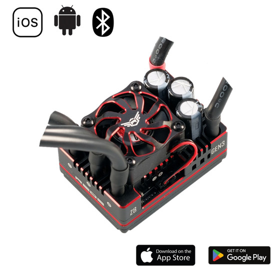 REDS Z8 PRO ESC 220A 1/8 GEN3 BLUETOOTH 2-4S