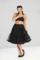 50366 HELL BUNNY Penelope lined petticoat, black