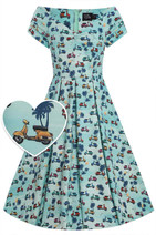 18340 DOLLY & DOTTY LILY SCOOTER SWING mekko, turkoosi