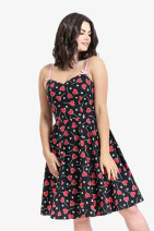 40248 HELL BUNNY LOLLIES MID DRESS