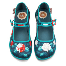 HCD80 ROSE Mary Jane flats – fairy-tale rose shoes