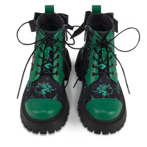 700 HOT CHOCOLATE DESIGN Emerald Witch boots – green witch vibes