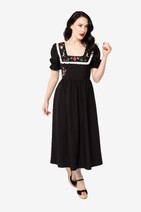 40382 HELL BUNNY TESSIE MAXI DRESS