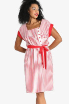 40409 HELL BUNNY AHOY DRESS