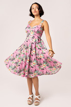 40474 HELL BUNNY CABANA DRESS, PINK