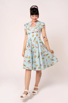 40529 HELL BUNNY BEATRIX dress – charming forest animal pattern