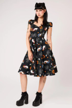 40574 HELL BUNNY GHOST FLOWER DRESS – eerily charming
