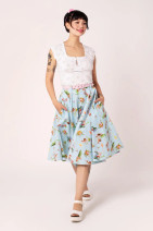50429 HELL BUNNY BEATRIX a fairytale forest-inspired full-circle skirt