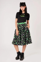 50454 HELL BUNNY MILLIE SKIRT – 50s Halloween skirt