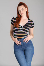 60281 HELL BUNNY LYLA top