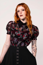 60401 HELL BUNNY CLARIMOND sifonkipusero – goottiprintti