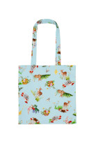 70030 HELL BUNNY BEATRIX tote bag – charming forest animal pattern