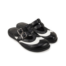 600 HOT CHOCOLATE DESIGN Havana Clogs – mustavalkoinen Mary Jane