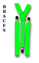 braces, plain lime