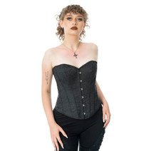 5619 INNOCENT NOIR ROSE CORSET