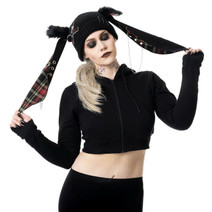 5666 INNOCENT RINI HAT - black/blk-red check