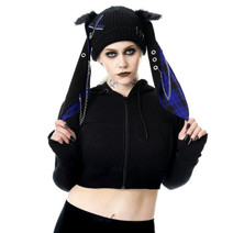 5666 INNOCENT RINI HAT - black/purple check