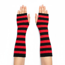 5665 INNOCENT TILLY ARM WARMERS - black/red