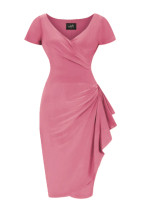 50576 LADY VINTAGE ELSIE CERISE - dress