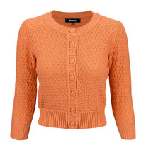 112108 MAK NEULETAKKI 3/4 HIHALLA, orange