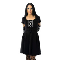 5604 INNOCENT ONDINE trikoomekko korsettinyörityksin