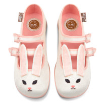 HCD66 RABBIT Mary Jane flats