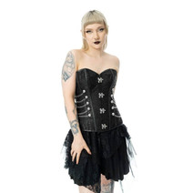5633 INNOCENT STEAM SIREN CORSET - chains and baroque patterns