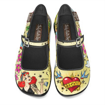 HCD69 TATTOO Mary Jane flats