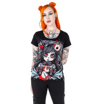 5617 INNOCENT VOODOO UNICORN GIRL T-SHIRT – girl and unicorn