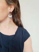 Solina - keramiikkakoru HOPEANVÄRISET metalliosat