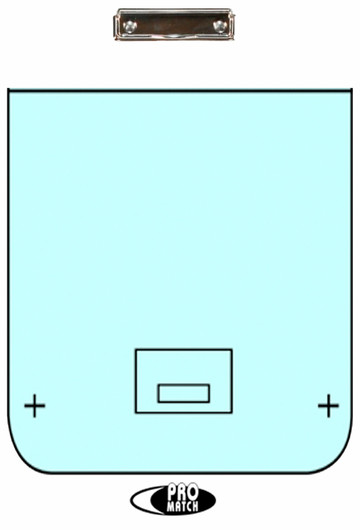 Salibandy taktiikkataulu- kaksipuolinen