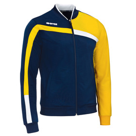 ANDROMEDA verryttelytakki väri: navy/kelta/valkoinen