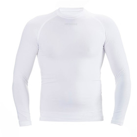 ERMES, pitkähihainen tekninen asuspaita väri:valkoinen