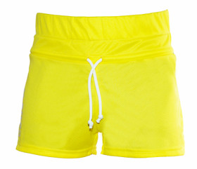 FLORA naisten shortsi,väri: kelta/sininen