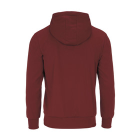 JILL verryttelytakki hupulla, väri: viininpunainen/valkoinen