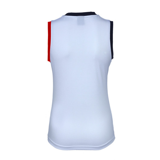 FORTUNE naisten pelipaita, väri: valko/puna/navy